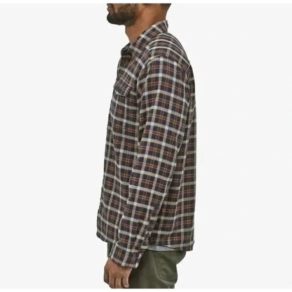 Patagonia Men's Lightweight Fjord Flannel Shirt Organic Cotton Soft Cozy SZ XXL - Picture 2 of 13